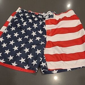 George XL/XG stars and stripes men's swimming shorts